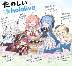 たのしいピクニックイラストの披露と画像生成検証のR18添付画像 1/1