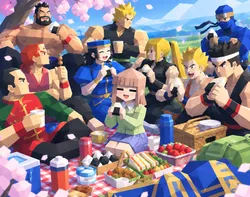 たのしいピクニックイラストの披露と画像生成検証のR18添付画像 1/1